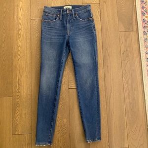 Madewell 9” mid rise skinny size 27
